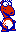 Birdo Red (right, dark) - Super Mario Brothers 2 NES Nintendo Sprite
