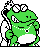 Wart Opening Mouth (right) - Super Mario Brothers 2 NES Nintendo Sprite
