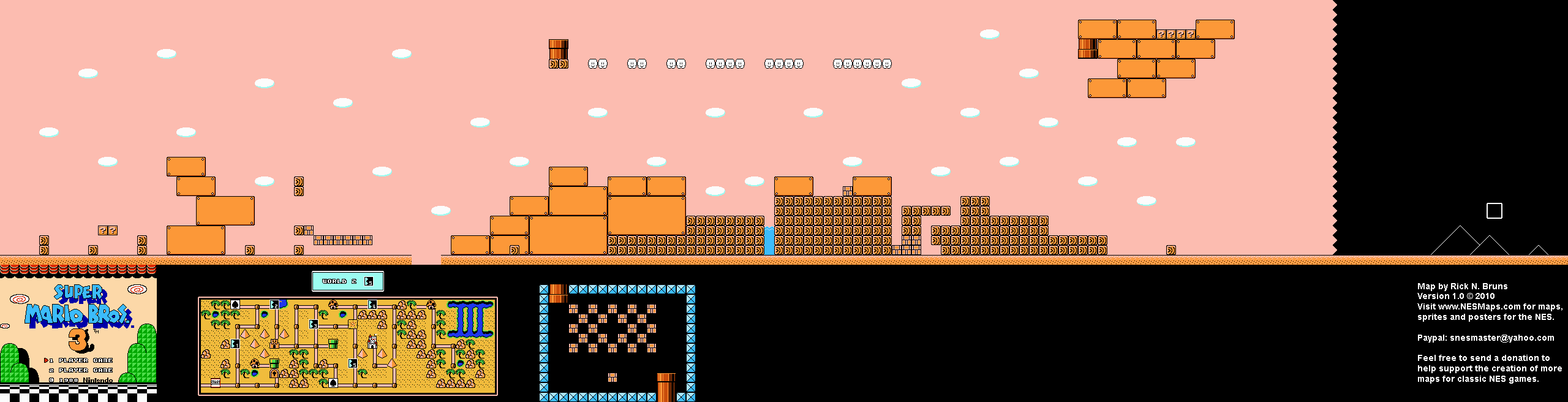 how many worlds are on super mario bros 3