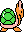 Giant Koopa Troopa green (right) - Super Mario Brothers 3 - NES Nintendo Sprite