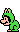 Frog Mario Walking (left) - Super Mario Brothers 3 - NES Nintendo Sprite