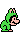 Frog Mario Walking (right) - Super Mario Brothers 3 - NES Nintendo Sprite