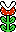 Piranha Plant Red - Super Mario Brothers 3 - NES Nintendo Sprite