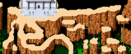 Ys 1 - Area 4 Mountain Path BG Thumbnail - Nintendo NES
